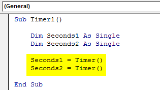 VBA TImer