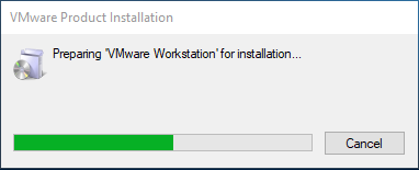 VMware workstation for installation
