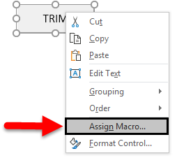 Assign Macro to Renamed Button