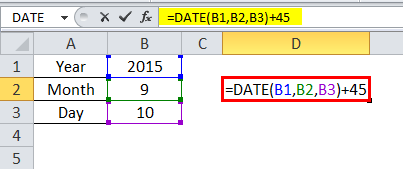 date formula example 3-2