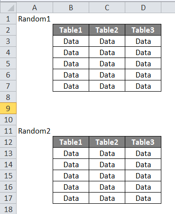 Excel Insert Page Break Example 1-1