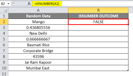 ISNUMBER excel example 1-4