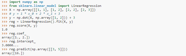 Linear Regression written in Python 2