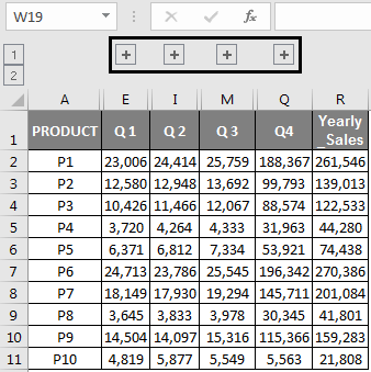 Multiple Grouping of columns Example 2.4