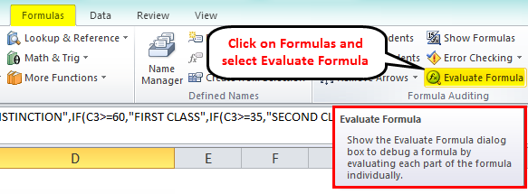 NestedIf Formula- Evaluate formula