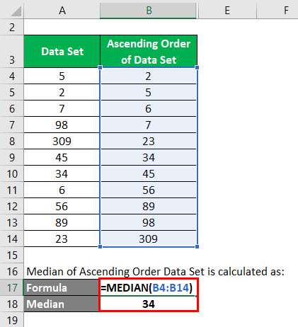 Outliers Formula Example 1-3