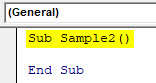 VBA Active Cell Example 3-1