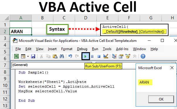 VBA Active Cell