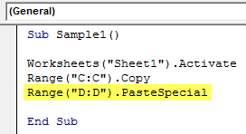 VBA Copy Paste Example 2-5