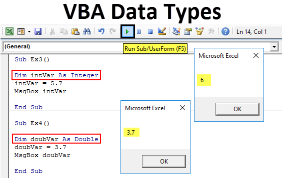 VBA Data Types
