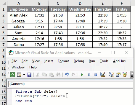 Result of Example 3-2