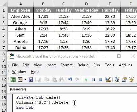 Result of Example 4-2