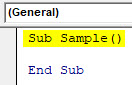 VBA Delete Row Example 1-3