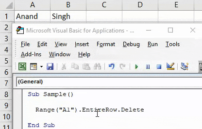 Result of Example 1-5