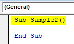 VBA Delete Row Example 3-2