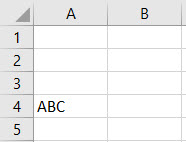 VBA Delete Row Example 4-1