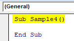 VBA Delete Row Example 5-2