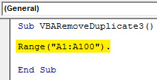 Dupli VBA Range