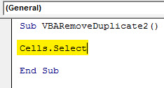 Dupli VBA .select