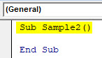 VBA Error 1004 Example 3-2