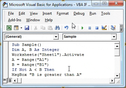 VBA IF ELSE 2