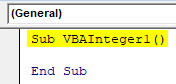 VBA Integer Example 1-2