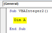 VBA Integer Example 2-2
