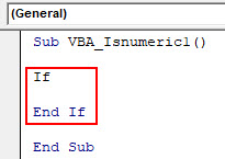 VBA IsNumeric Example 1-3