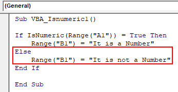 VBA IsNumeric Example 1-6