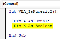 VBA IsNumeric Example 2-3