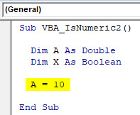 VBA IsNumeric Example 2-4