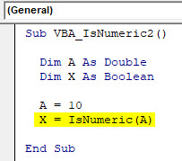 VBA IsNumeric Example 2-5