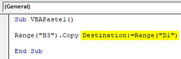 VBA Paste Example 1-5