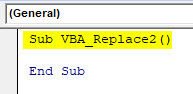 VBA Replace Example 1-3