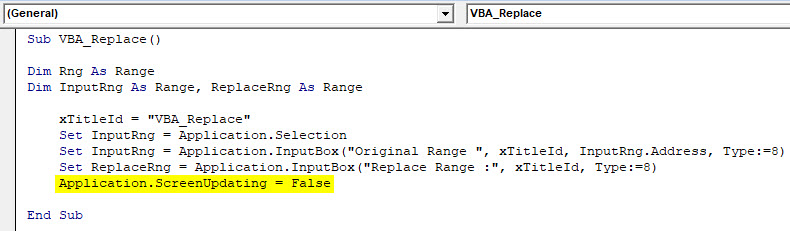 VBA Replace Example 2-8