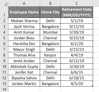 VBA Select Cell Example 3-1