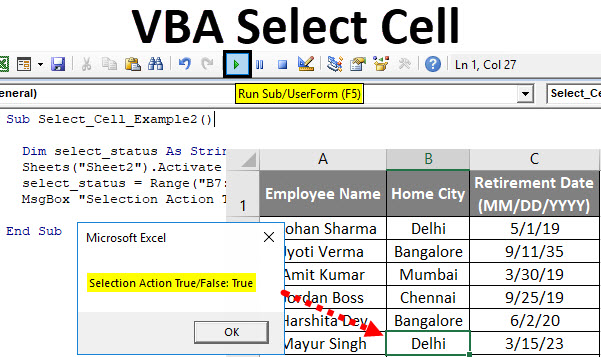  VBA Select Cell How To Select Cells In Excel Using VBA Code 