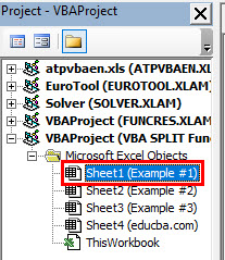 VBA Split Example 1-2