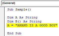 VBA Split Example 1-5