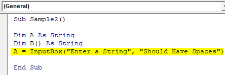 VBA Split Example 3-4