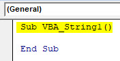 VBA String Example 1-2