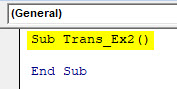 VBA Transpose Example 2-1