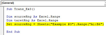 VBA Transpose Example 3-4