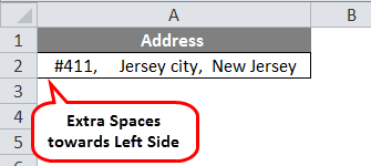 left trim in excel 