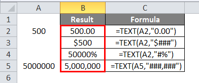 Text Formula Example- 3
