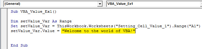 vba value Example 1.6