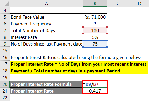 Proper Interest Rate Example 2-3