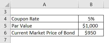 Current Yield Formula Example 1-1