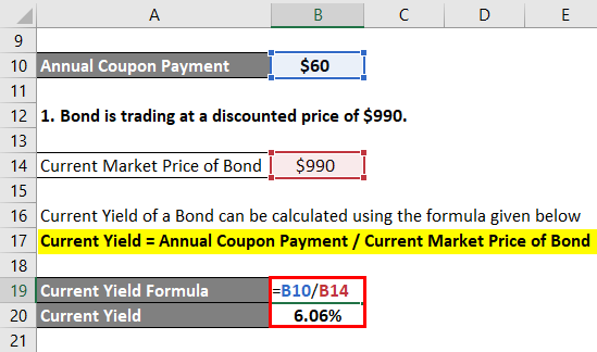 Current Yield Formula Example 2-3