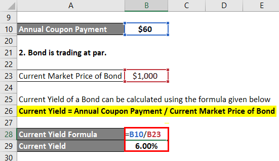 Current Yield Formula Example 2-4